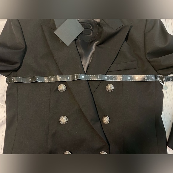 Balmain double breasted wool blazer - Picture 9 of 16